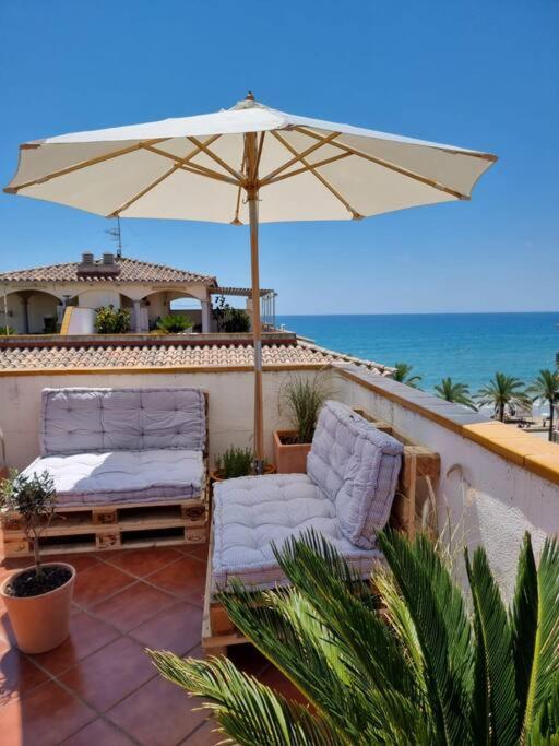 Cal Salmare Seafront Apartment With Rooftop Terrace And Pool カラフェル エクステリア 写真