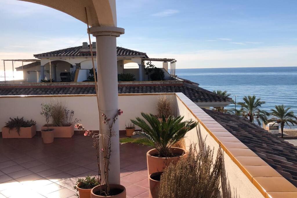 Cal Salmare Seafront Apartment With Rooftop Terrace And Pool カラフェル エクステリア 写真